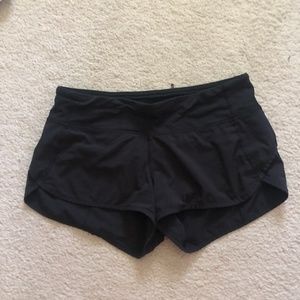 Lululemon Black Speed Up Short (Size 6)